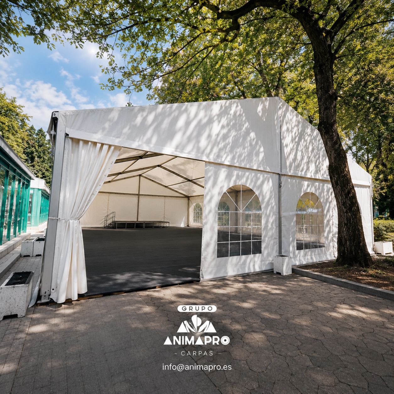 Carpa para eventos Grupo Animapro